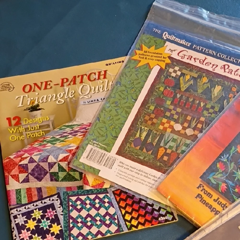 Multiple Quilting Pattern Assortment - Colorful Designs - Picture 3 of 5